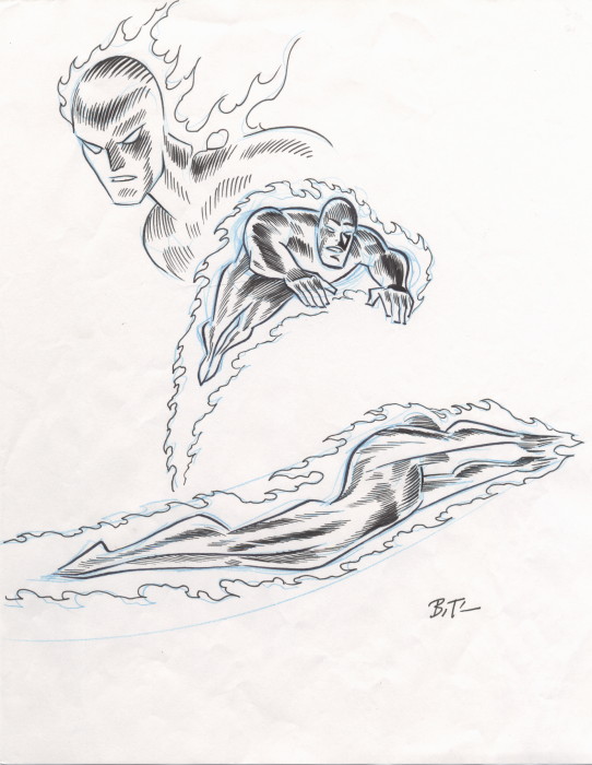 the human torch coloring pages